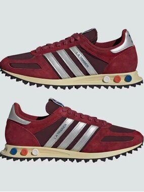 Adidas Originals Mens La Trainer OG Noble Maroon Sneakers NEW JQ5715 Size 7